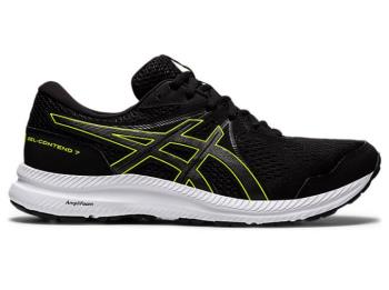 Asics Herr Löparskor GEL-CONTEND 7 (4E) Svarta/Gröna